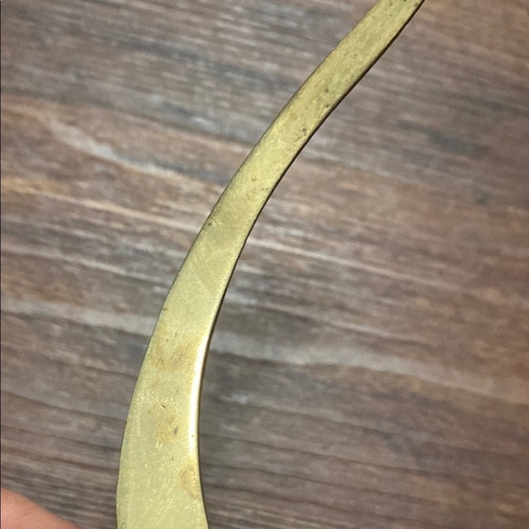 Brass and shell inlay Collar  Necklace - Picture 3 of 5